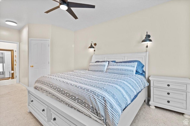231 S 200 E, Manti, UT 84642 - bedroom with light colored carpet and a ceiling fan