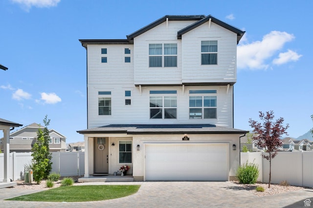 106 E Polaris Dr, Saratoga Springs, UT 84045 - view of front of house with a garage and decorative driveway