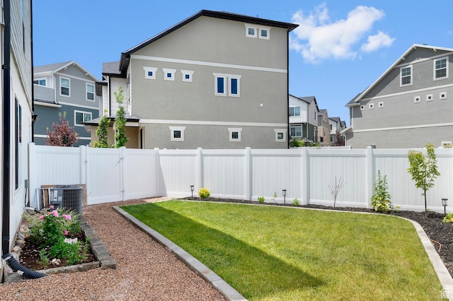 106 E Polaris Dr, Saratoga Springs, UT 84045 - fenced backyard featuring a residential view and a gate