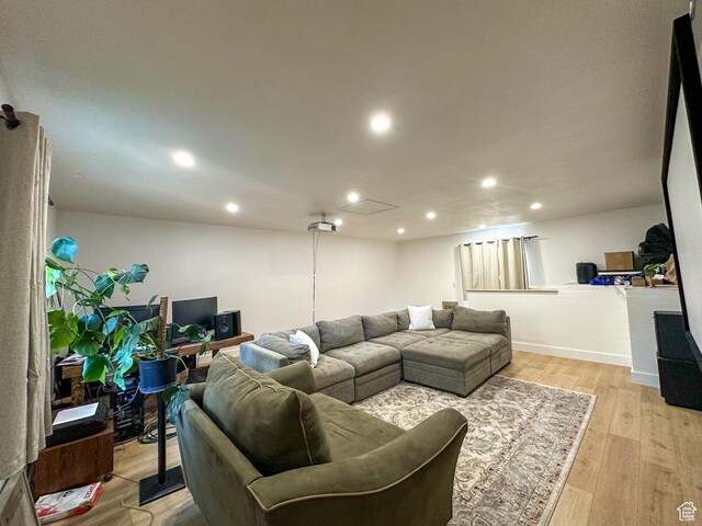 3269 Liberty Ave, Ogden, UT 84403 - living area with recessed lighting and light wood-style floors