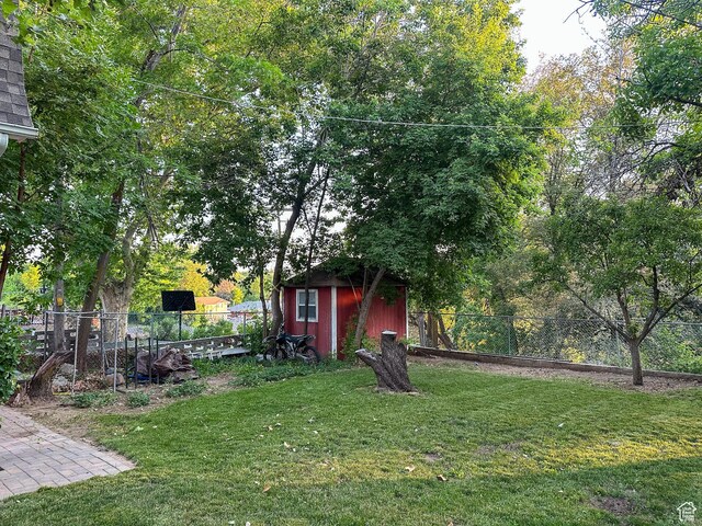 3269 Liberty Ave, Ogden, UT 84403 - view of yard featuring a shed