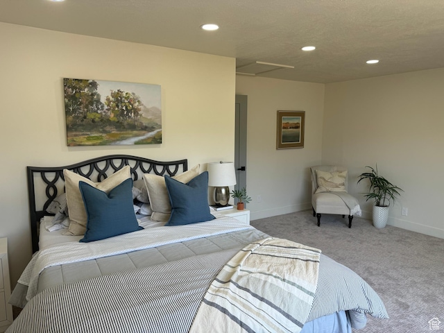 1371 E Skyview Dr, Millcreek, UT 84124 - carpeted bedroom with recessed lighting and attic access