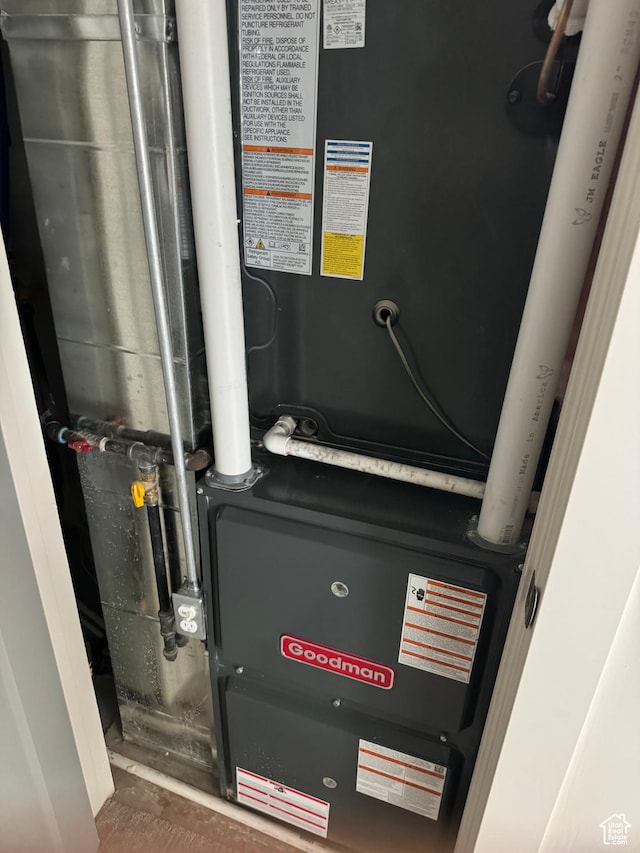 1371 E Skyview Dr, Millcreek, UT 84124 - utilities with heating unit