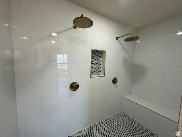 1371 E Skyview Dr, Millcreek, UT 84124 - full bath featuring tiled shower and tile patterned flooring