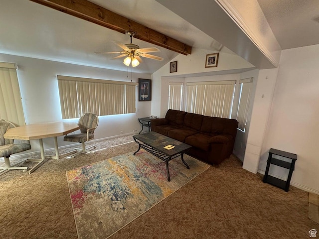 1225 N Dixie Downs Rd Unit 100, St George, UT 84770 - carpeted living area featuring ceiling fan and baseboards