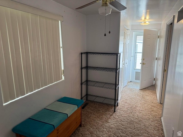 1225 N Dixie Downs Rd Unit 100, St George, UT 84770 - unfurnished bedroom featuring carpet and a ceiling fan