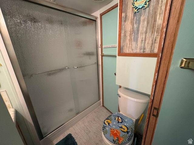 1225 N Dixie Downs Rd Unit 100, St George, UT 84770 - full bath featuring a stall shower and wood finished floors