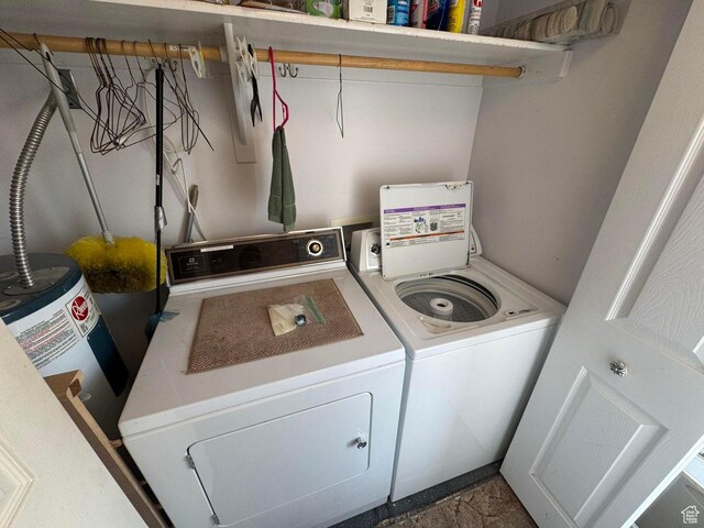 1225 N Dixie Downs Rd Unit 100, St George, UT 84770 - washroom with washing machine and clothes dryer and water heater
