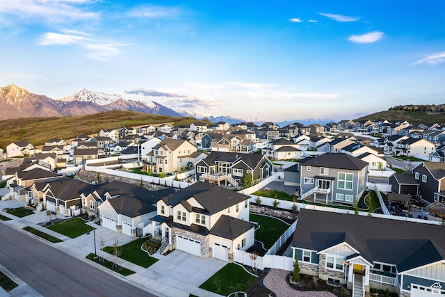 2452 E Lone Hill Dr Unit 324, Draper Ut Cnty, UT 84020 - aerial view of residential area with a mountain backdrop