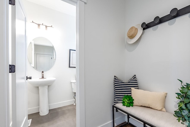 2452 E Lone Hill Dr Unit 324, Draper Ut Cnty, UT 84020 - bathroom featuring baseboards and tile patterned flooring