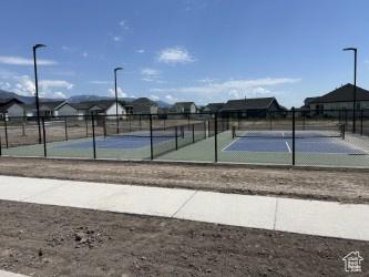 669 W 575 N Unit 552, Smithfield, UT 84335 - view of tennis court with a residential view