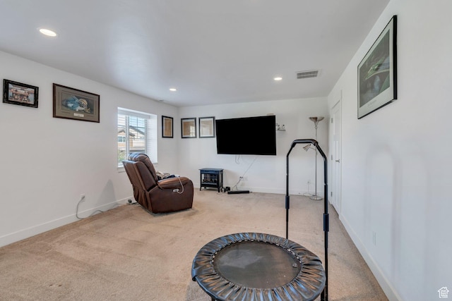 766 S Aspen Cir, Provo, UT 84606 - workout room with carpet and recessed lighting