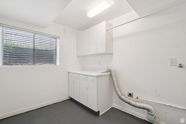 8892 S Flatiron Dr, Sandy, UT 84093 - washroom featuring electric dryer hookup, cabinet space, and gas dryer hookup