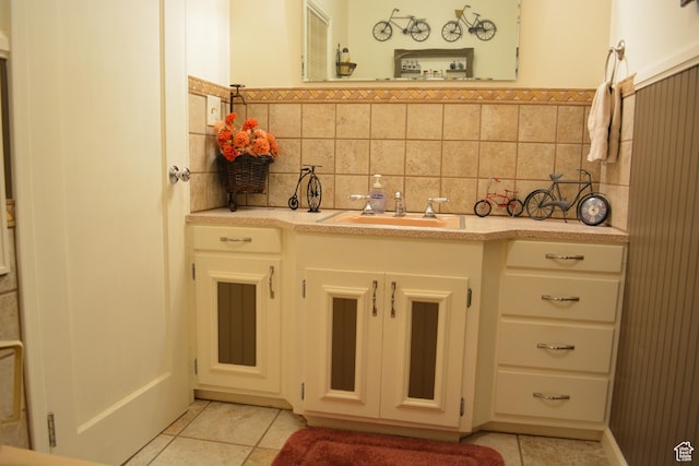 114 W 7th St, Georgetown, ID 83239 - bathroom featuring tile patterned floors and vanity