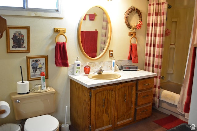 114 W 7th St, Georgetown, ID 83239 - bathroom with vanity and shower / tub combo