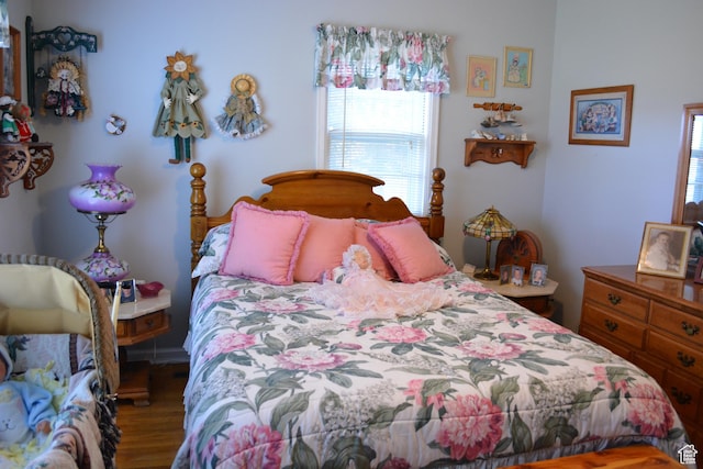 114 W 7th St, Georgetown, ID 83239 - bedroom featuring wood finished floors