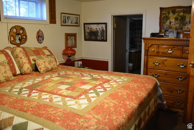 114 W 7th St, Georgetown, ID 83239 - bedroom with connected bathroom