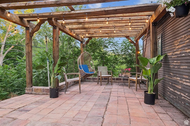 1710 E 900 S, Salt Lake City, UT 84108 - view of patio / terrace with a pergola