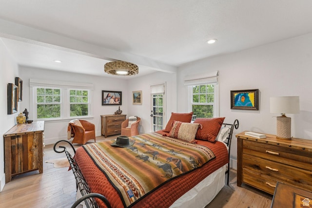1710 E 900 S, Salt Lake City, UT 84108 - bedroom featuring light wood finished floors and recessed lighting