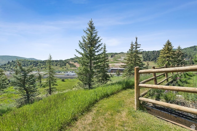 3922 View Pointe Dr, Park City, UT 84098 - view of yard featuring a mountain view