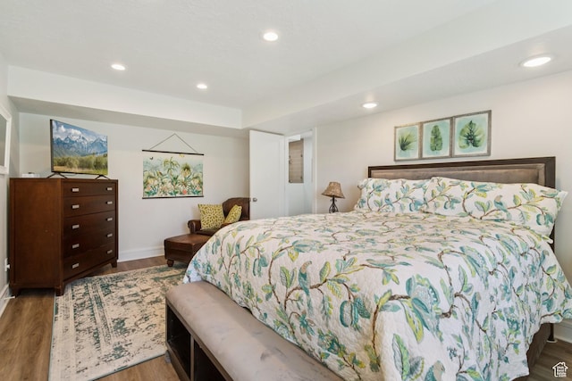 3922 View Pointe Dr, Park City, UT 84098 - bedroom with wood finished floors and recessed lighting