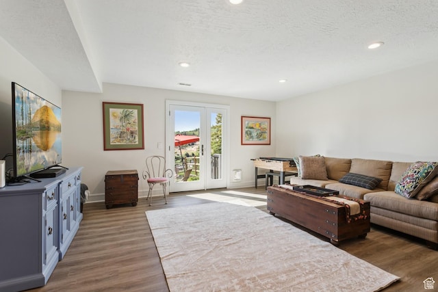 3922 View Pointe Dr, Park City, UT 84098 - living area with wood finished floors and recessed lighting