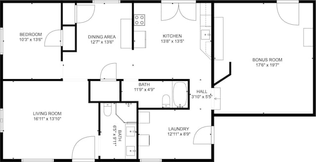 7669 S 1130 E, Midvale, UT 84047 - view of room layout
