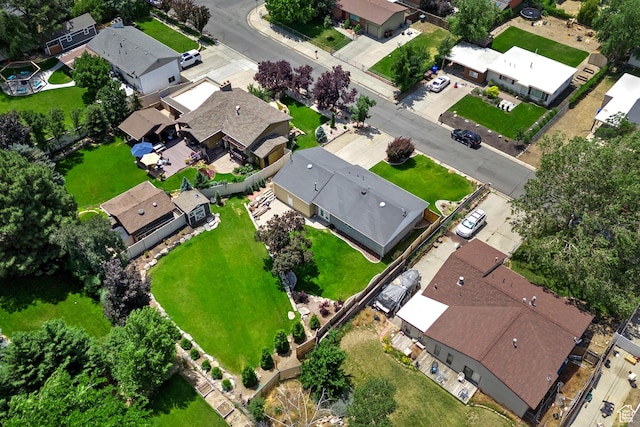 7669 S 1130 E, Midvale, UT 84047 - aerial view of property and surrounding area with nearby suburban area