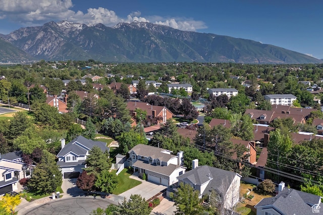 1222 E Big Pine Cir, Sandy, UT 84094 - aerial perspective of suburban area with a mountainous background