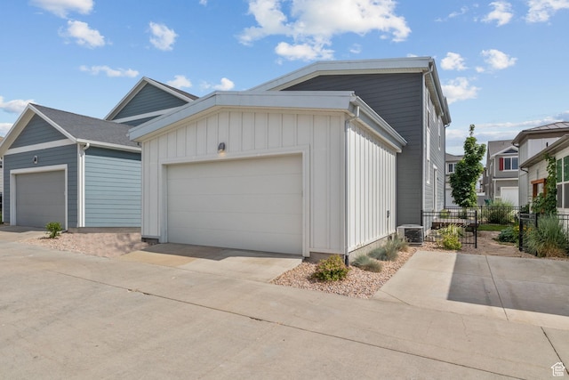1046 W Albion Meadow Way, Bluffdale, UT 84065 - view of front of property featuring concrete driveway, an attached garage, and board and batten siding
