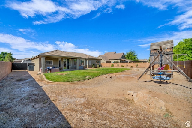 86 W 1965 S, Washington, UT 84780 - fenced backyard featuring a patio and a playground