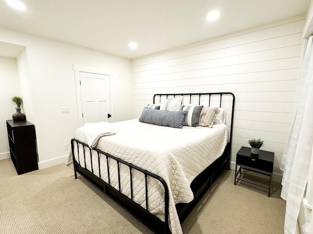 5469 N Meadow Lark Ln, Lehi, UT 84043 - bedroom with light carpet and recessed lighting