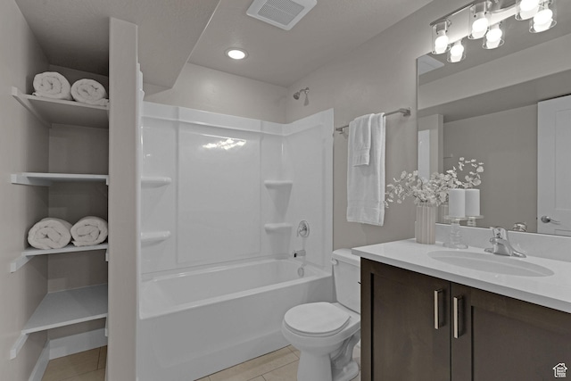 766 N 540 E, Smithfield, UT 84335 - full bath with tile patterned floors, vanity, and washtub / shower combination