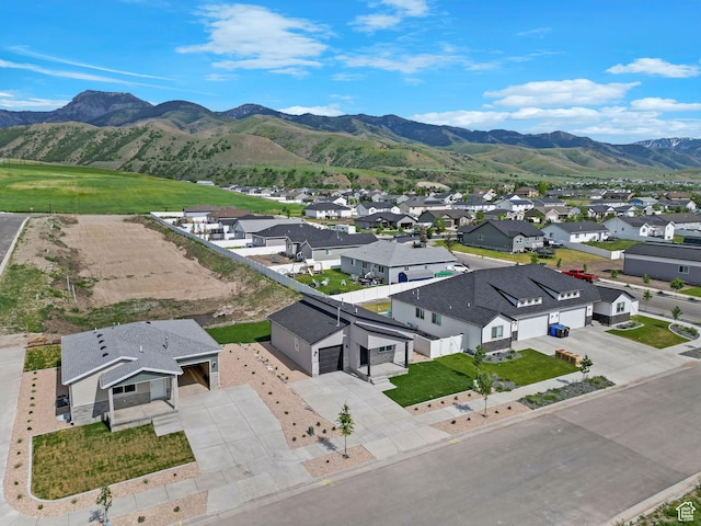 766 N 540 E, Smithfield, UT 84335 - aerial view of residential area with a mountainous background