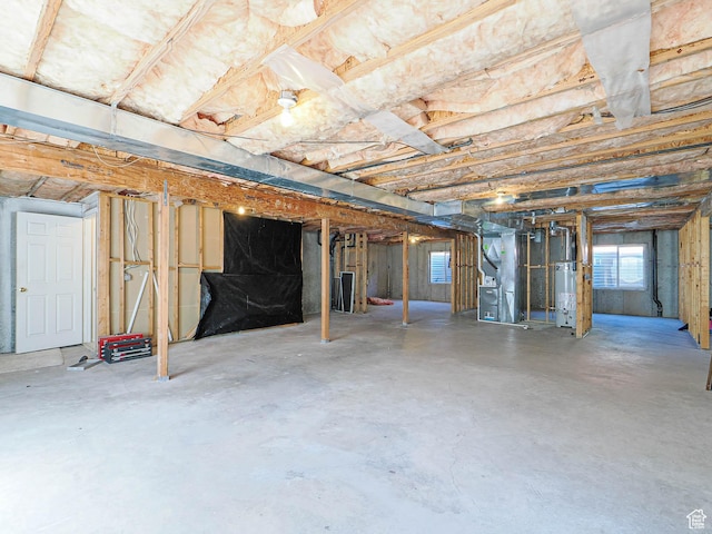 3988 W Sugar Beet Dr S, West Valley City, UT 84120 - below grade area with heating unit and gas water heater