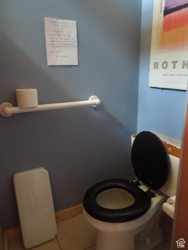 313 W Holyoak Ln, Castle Valley, UT 84532 - bathroom featuring toilet and tile patterned floors