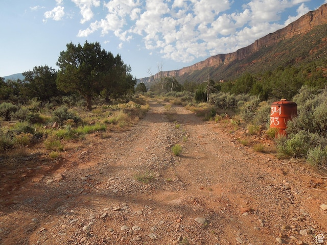 313 W Holyoak Ln, Castle Valley, UT 84532 - view of dirt / gravel road with a mountain view