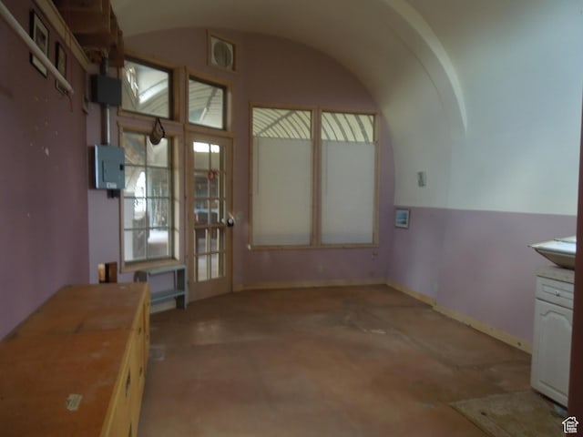 313 W Holyoak Ln, Castle Valley, UT 84532 - unfurnished dining area featuring baseboards