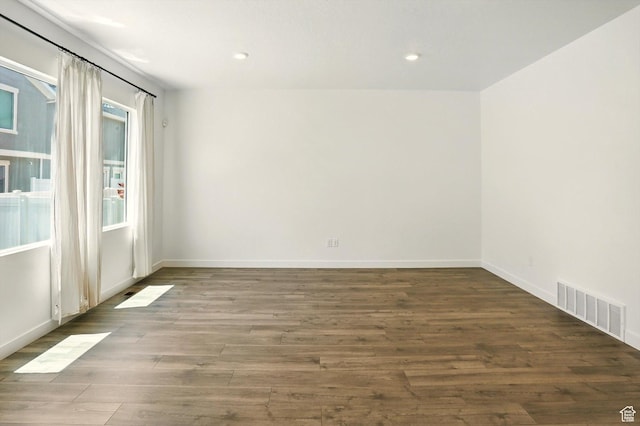 1147 E Fathom Ln, Saratoga Springs, UT 84045 - empty room featuring wood finished floors and recessed lighting