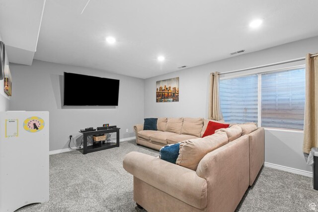 1738 N Brett St, Tooele, UT 84074 - living room with recessed lighting and carpet flooring