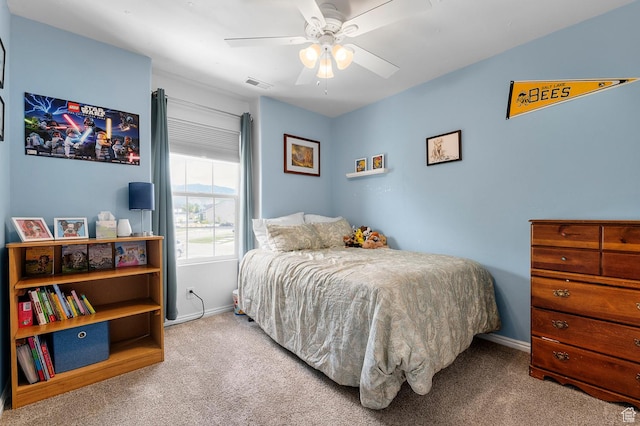 1738 N Brett St, Tooele, UT 84074 - bedroom featuring carpet flooring and a ceiling fan