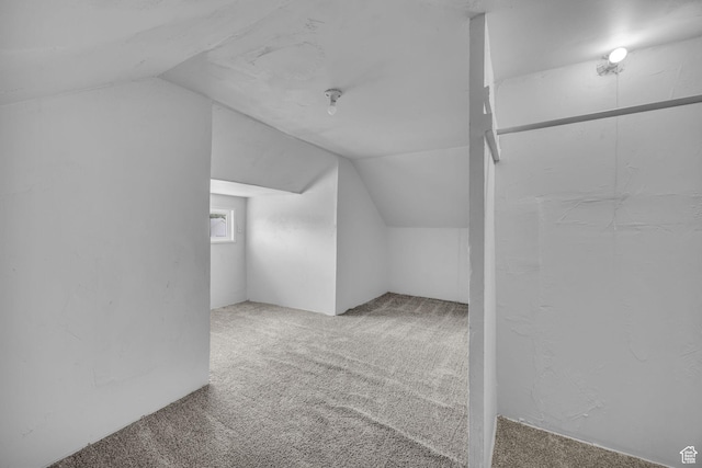 2546 S Fowler, Ogden, UT 84401 - additional living space featuring carpet floors and vaulted ceiling