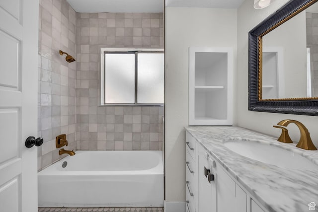 2546 S Fowler, Ogden, UT 84401 - full bath featuring vanity, tub / shower combination, and tile patterned flooring