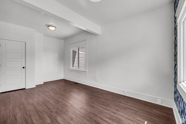 2546 S Fowler, Ogden, UT 84401 - unfurnished room with dark wood finished floors and baseboards