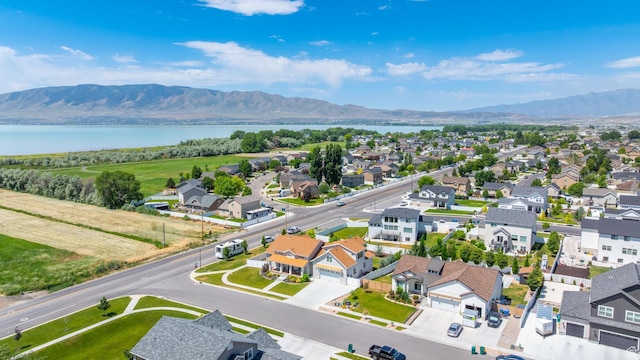1872 S 250 W, Lehi, UT 84043 - aerial view of residential area with a water and mountain view