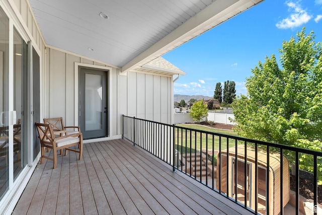 1872 S 250 W, Lehi, UT 84043 - wooden terrace with a mountain view