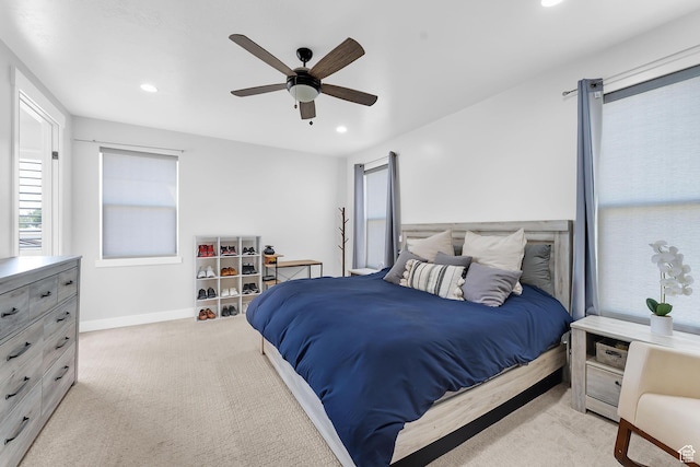 1872 S 250 W, Lehi, UT 84043 - carpeted bedroom with recessed lighting and ceiling fan