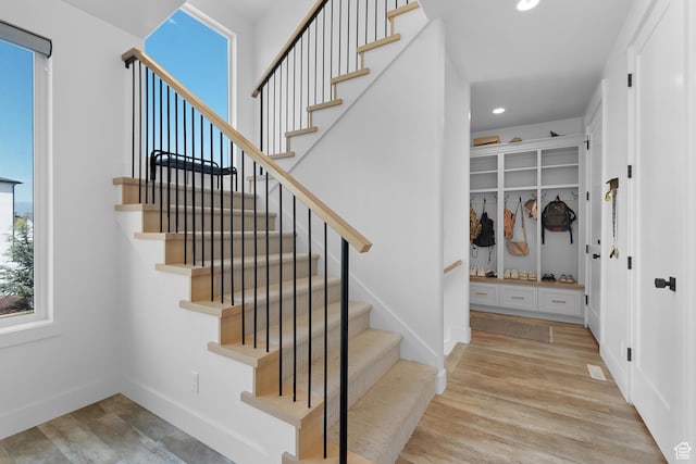 1872 S 250 W, Lehi, UT 84043 - stairway featuring recessed lighting and wood finished floors