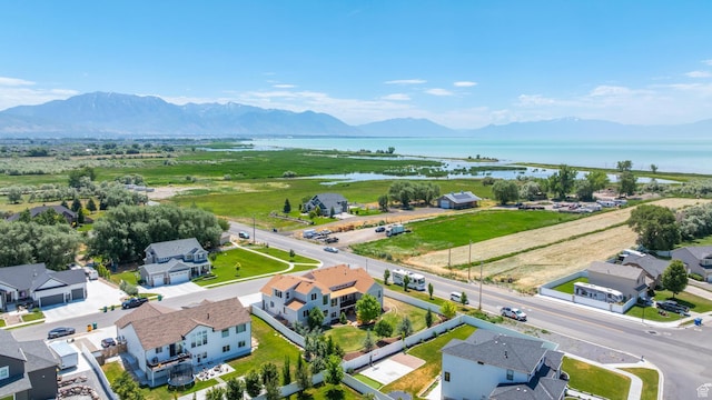 1872 S 250 W, Lehi, UT 84043 - aerial view of residential area with a water and mountain view