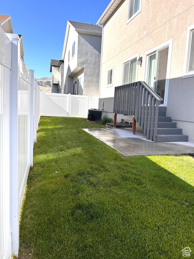 4728 E Lake Corner Dr, Eagle Mountain, UT 84005 - view of yard featuring a patio area